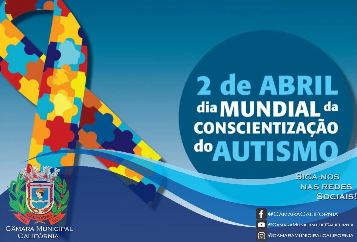 2 de Abril dia Mundial da Conscientização do Autismo