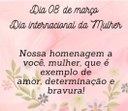 DIA INTERNACIONAL DA MULHER 2024